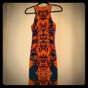 Maxi Dress Tropical Print